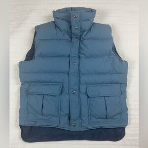 Vintage REI Men's Blue Goose Down Puffer Vest XL